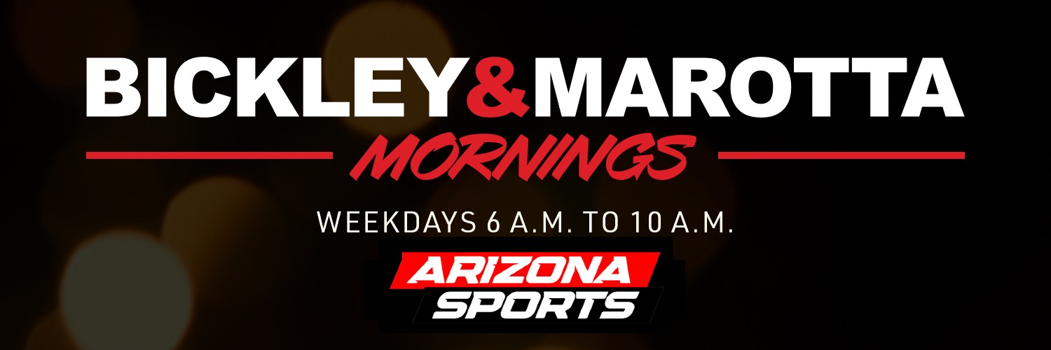 Bickley & Marotta Mornings on Arizona Sports's banner
