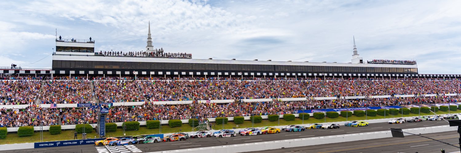 Pocono Raceway's banner