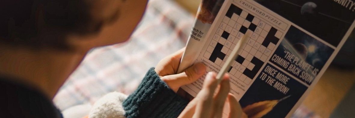 elle⁷ ᴹ♚ᴶ is Ryland Grace’s patchwork blanket's banner