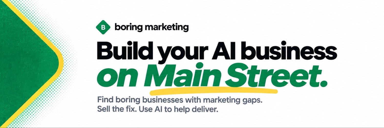 The Boring Marketer's banner