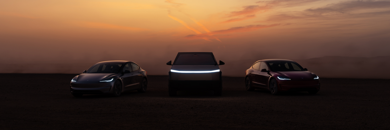 Tesla Europe, Middle East & Africa's banner