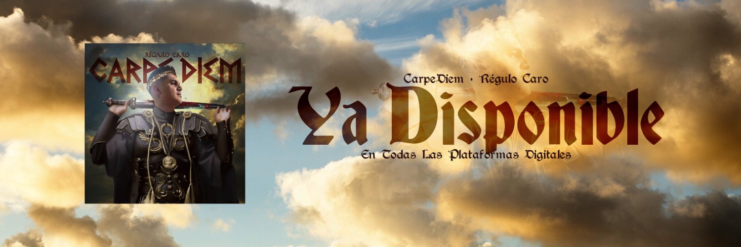 Régulo Caro's banner