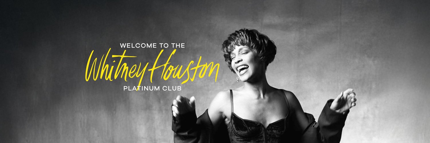 The Whitney Houston Platinum Club's banner