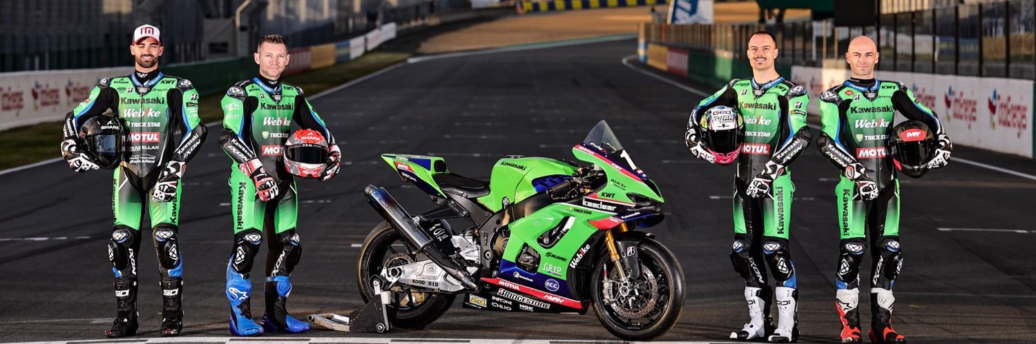 Team Kawasaki Webike Trickstar Japan's banner