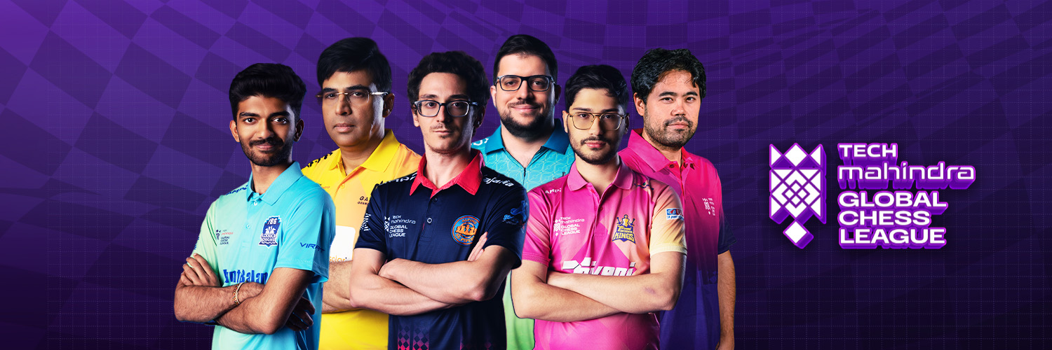 Tech Mahindra Global Chess League's banner