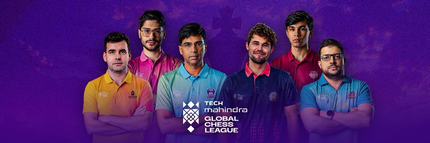 Tech Mahindra Global Chess League's banner