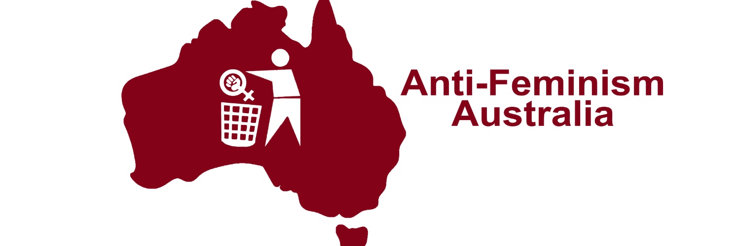 Anti-Feminism Australia's banner