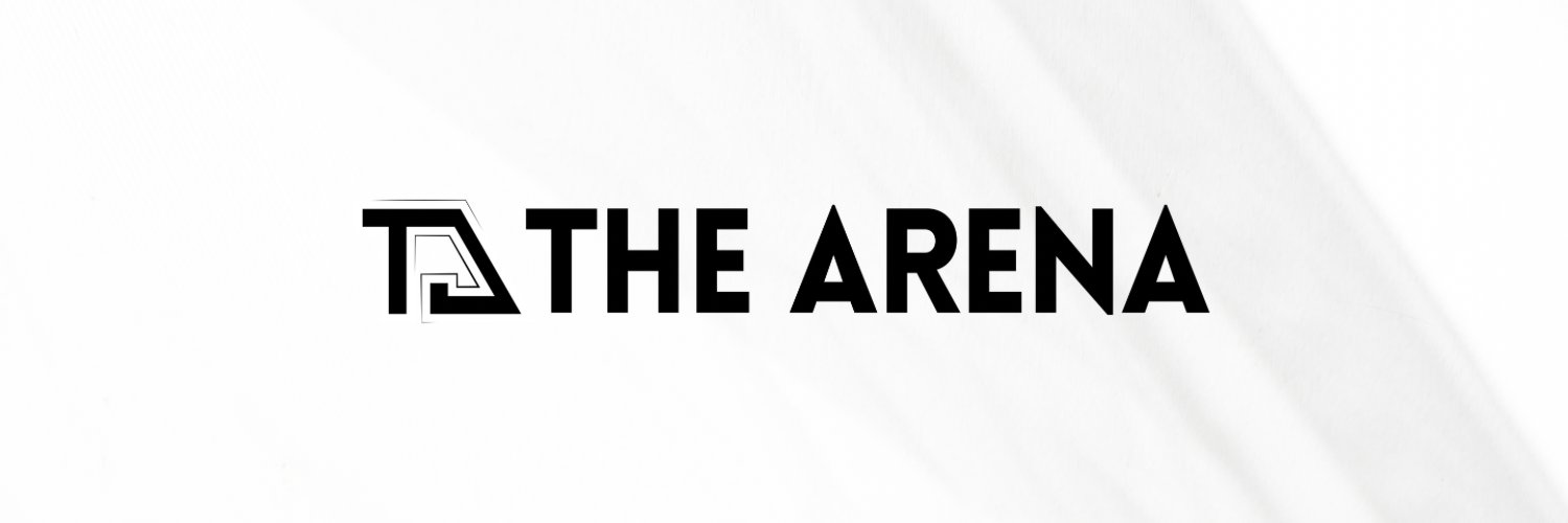 The Arena's banner