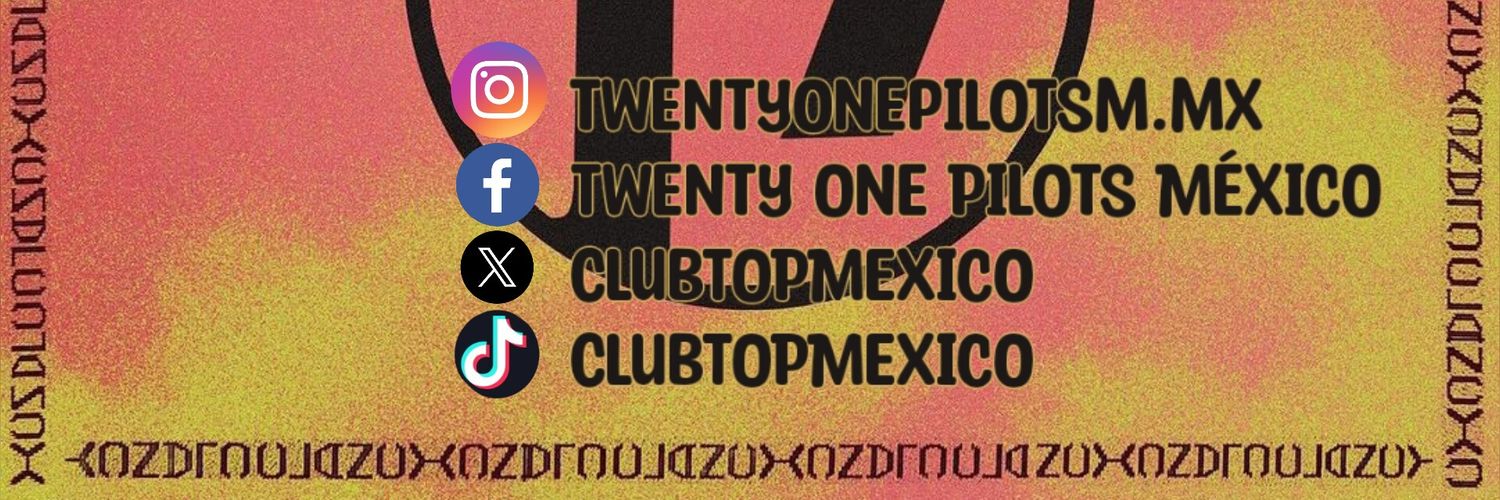 Twenty One Pilots México's banner
