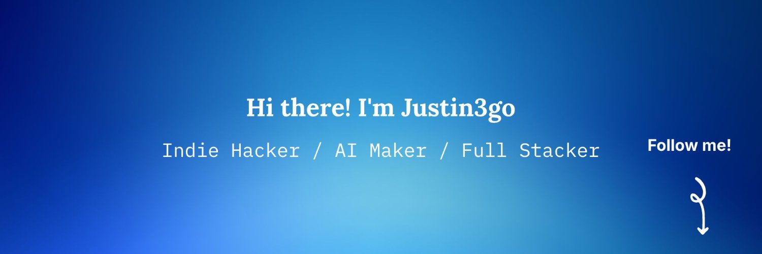 Justin3go's banner