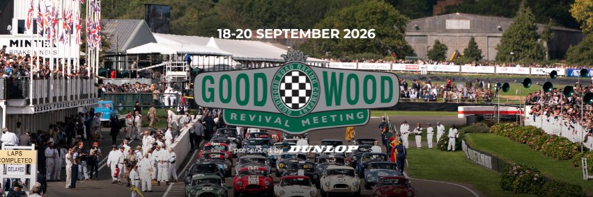 Goodwood Revival's banner