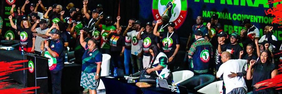 Floyd Shivambu's banner