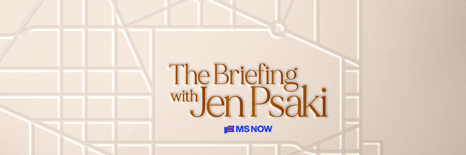 The Briefing with Jen Psaki's banner