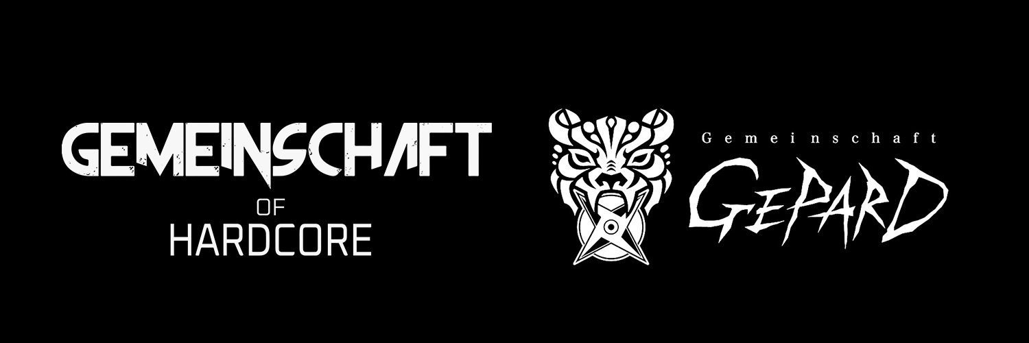 Gemeinschaft of Hardcore's banner