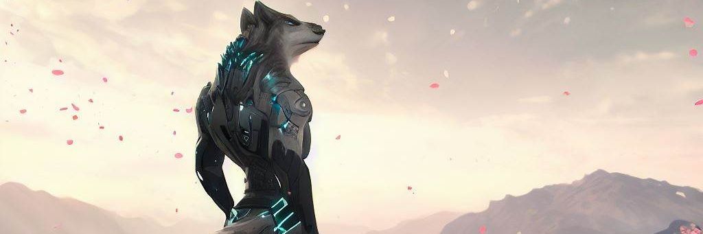 Wolf of X's banner
