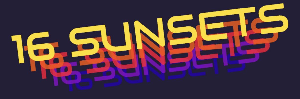 16 Sunsets Podcast's banner