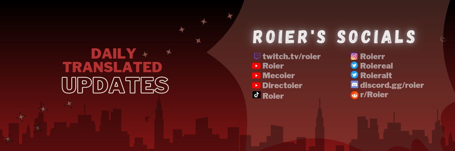 Roier English Updates's banner