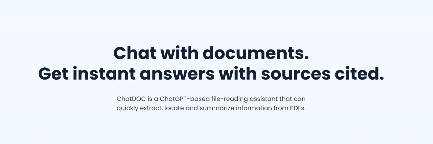 ChatDOC's banner