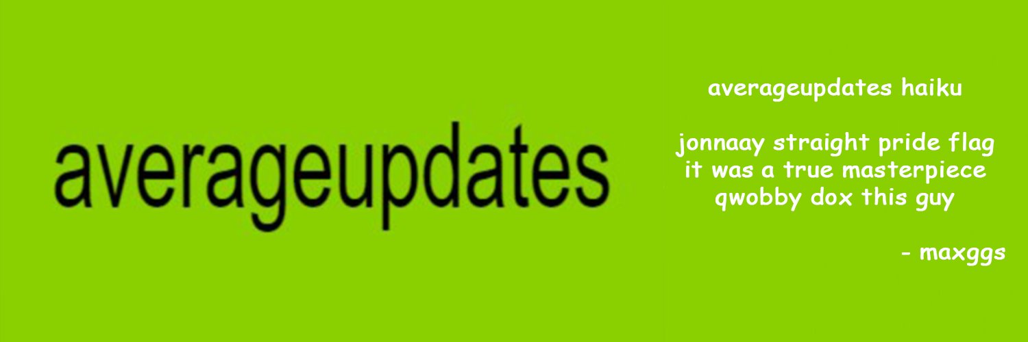 AverageUpdates's banner