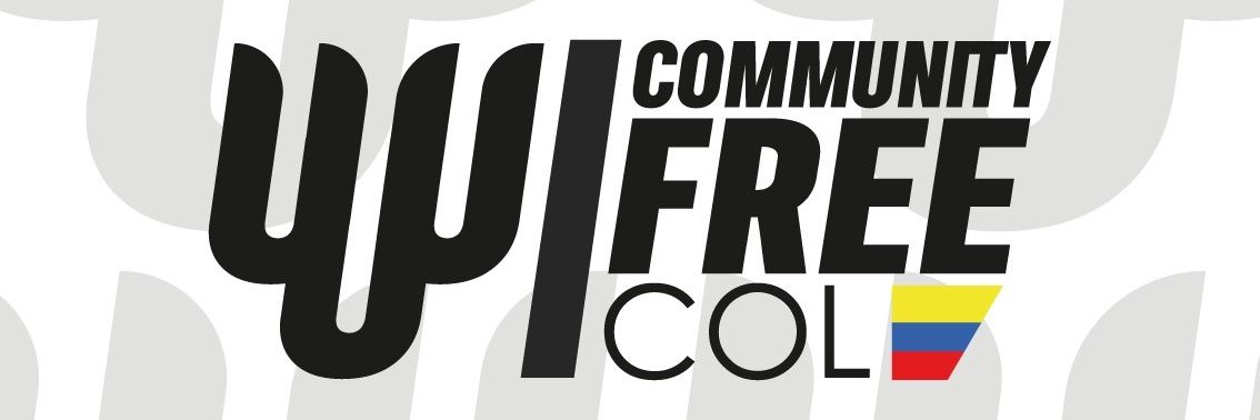 community freeballing Colombia's banner