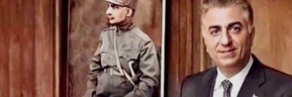 من احمد کسروی هستم پاینده شاه ایران رضا پهلوی's banner