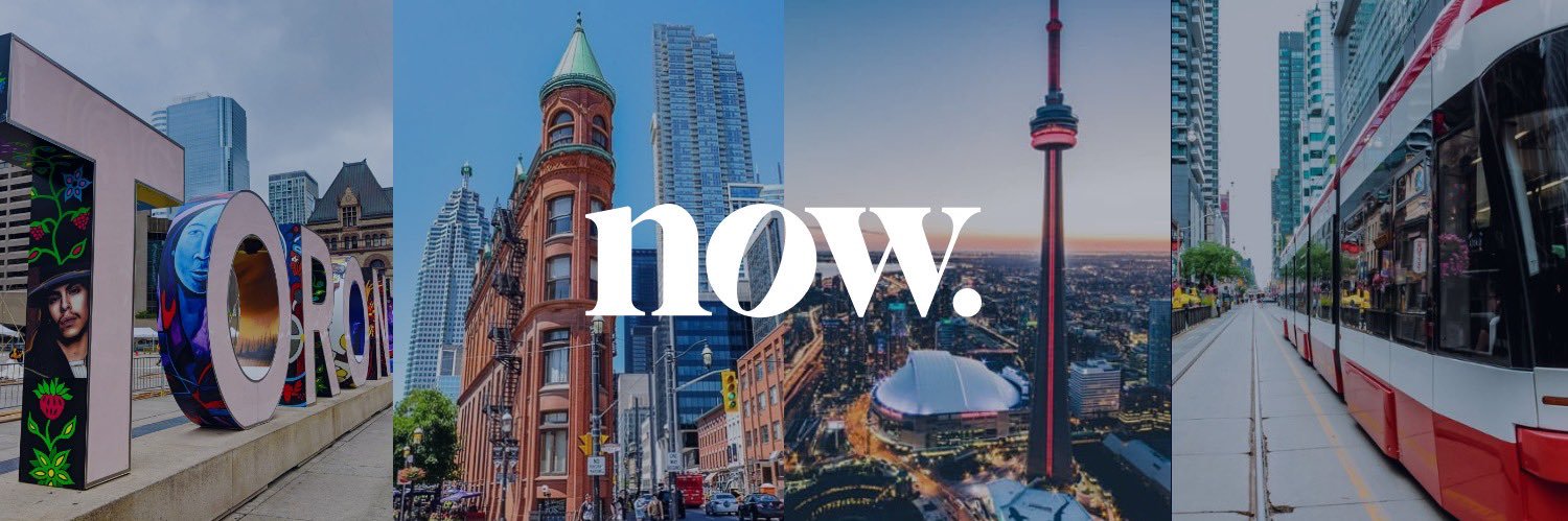 Now Toronto's banner
