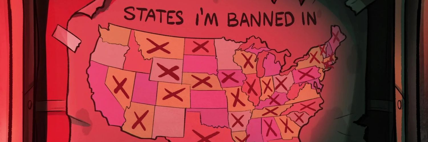 X's banner