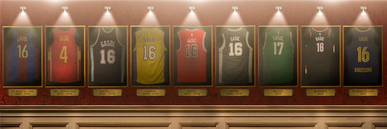 Pau Gasol's banner