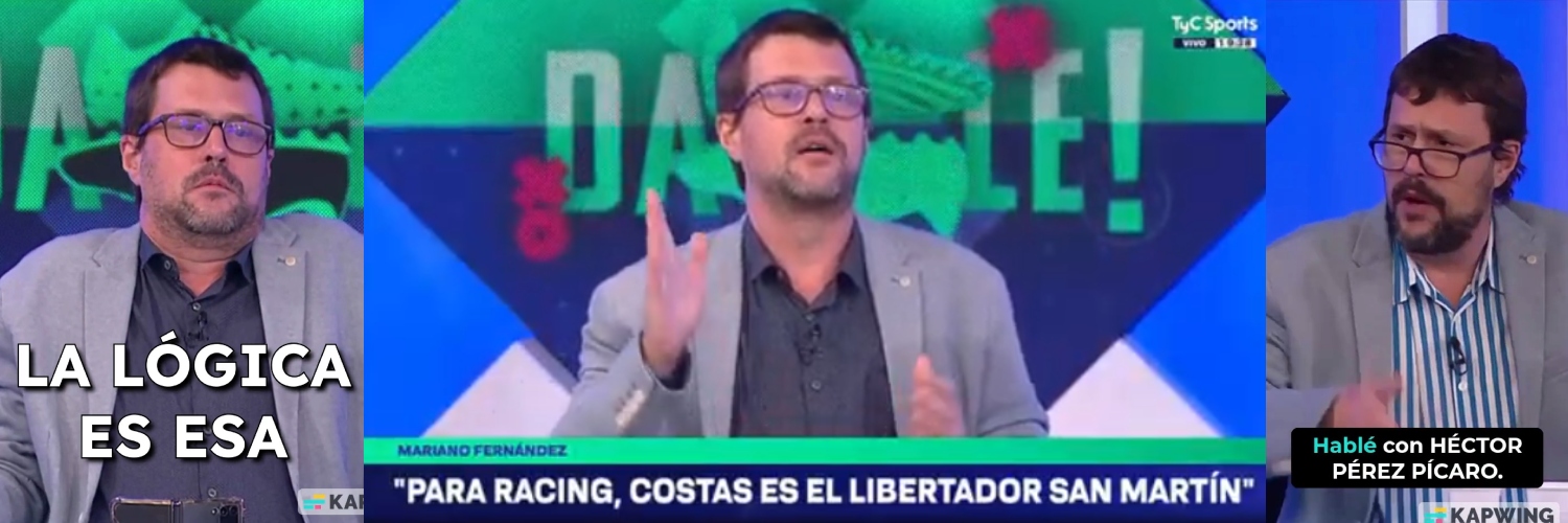 Mariano Fernández's banner