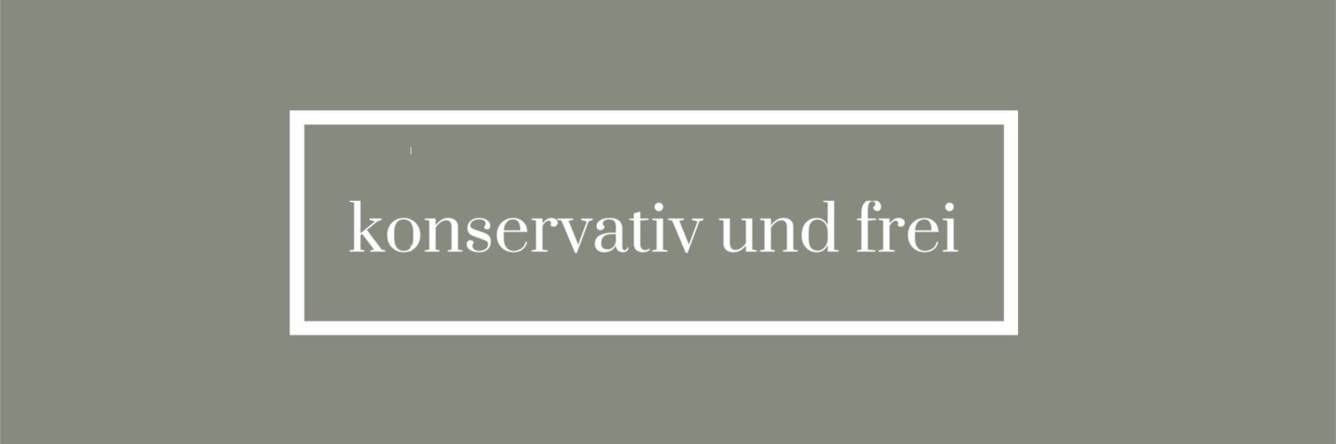 Konservativ und frei's banner