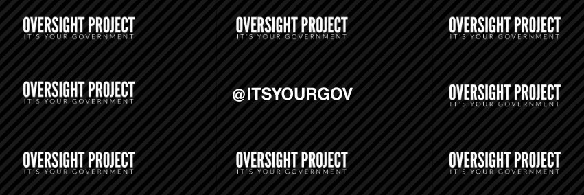 Oversight Project's banner