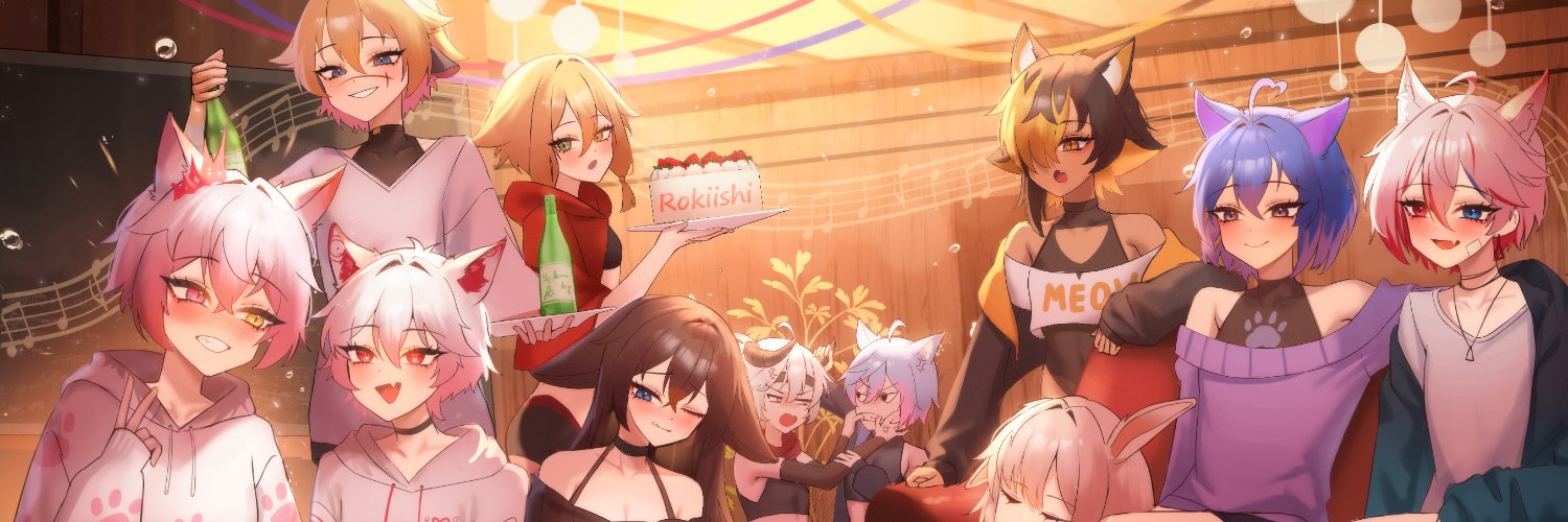 Rokiishi 🩷 Vtuber 🧡's banner