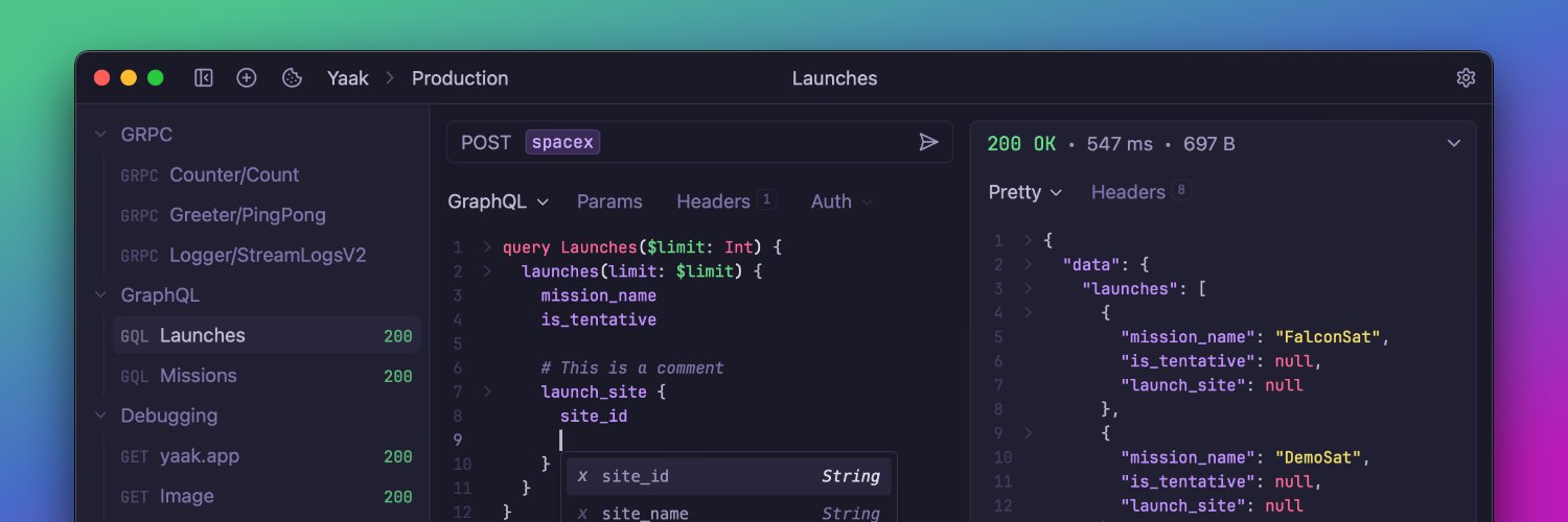 Yaak API Client's banner