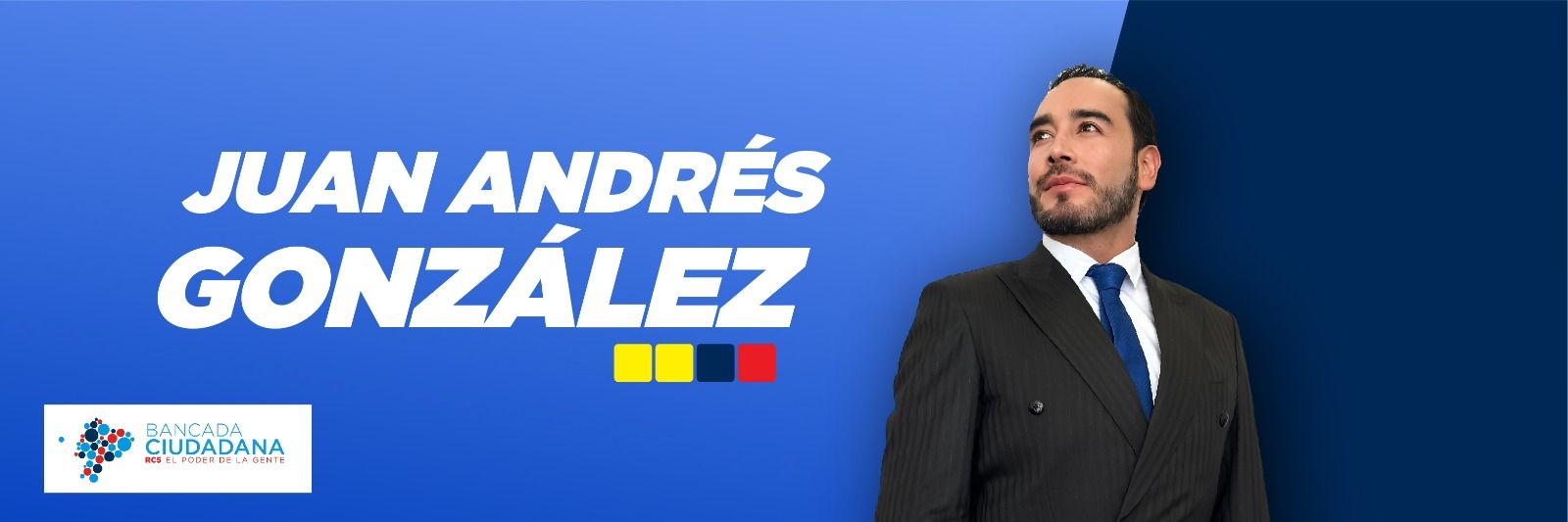 Juan Andrés González Alvear's banner