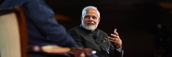 Narendra Modi ᴾᵃʳᵒᵈʸ's banner