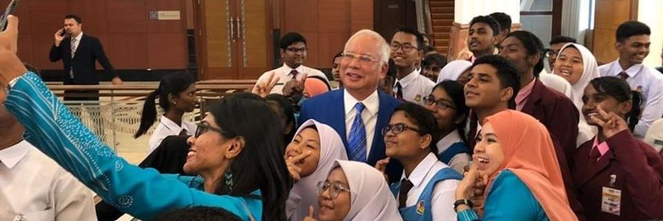 Mohd Najib Tun Razak's banner