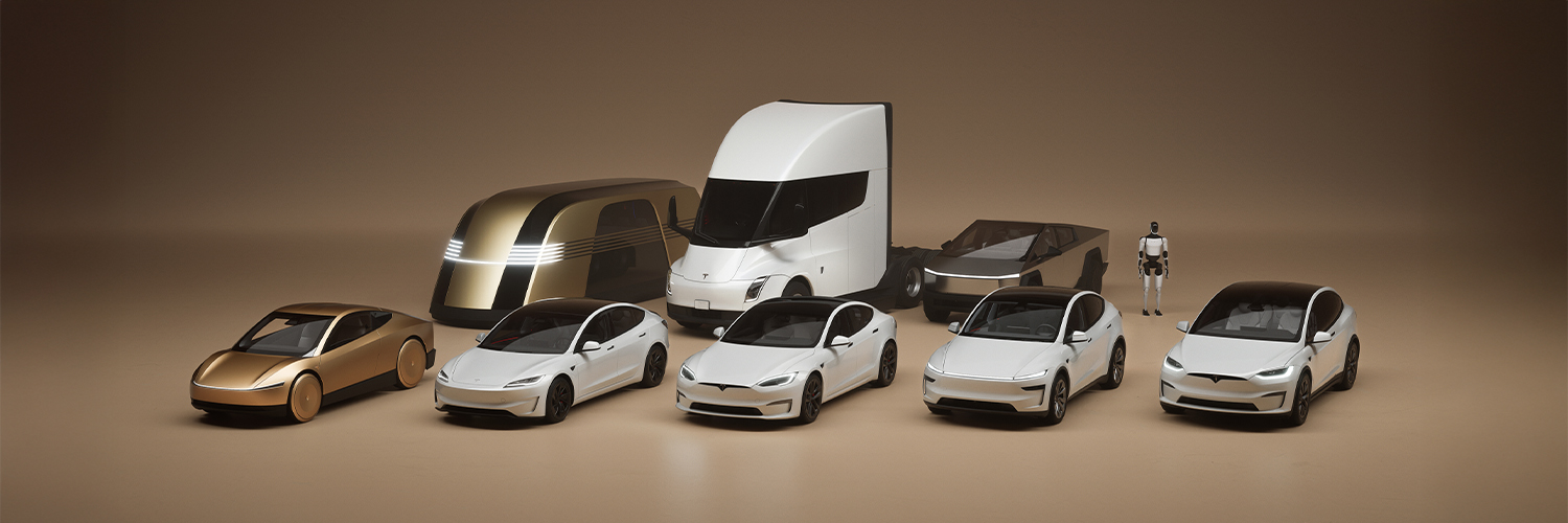 Tesla Korea's banner