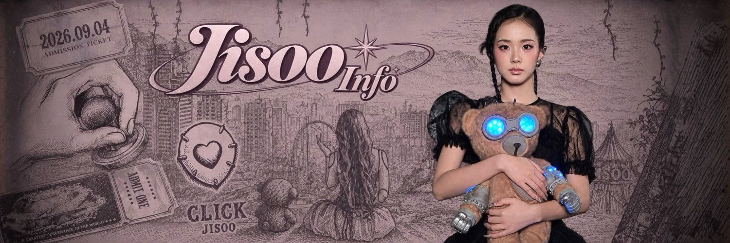 JISOO INFO 🪐's banner