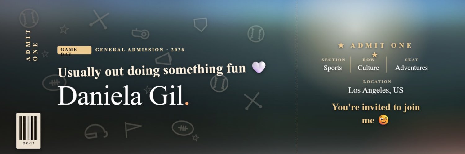 Daniela Gil's banner