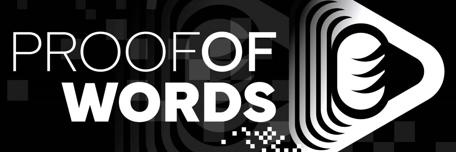 PROOF OF WORDS's banner