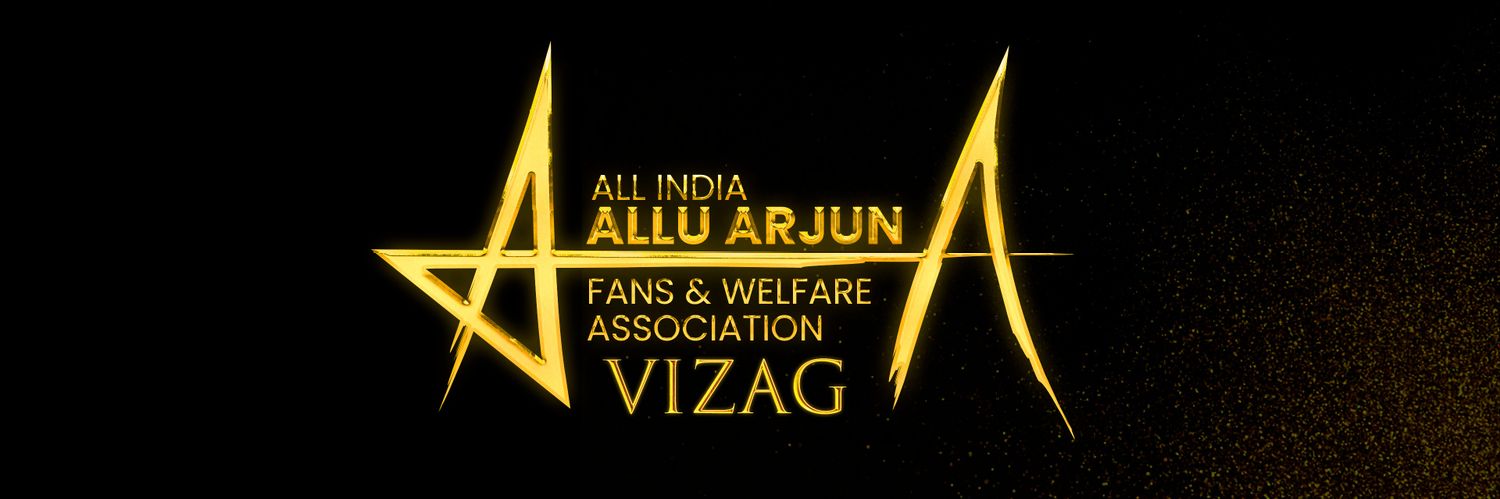 Allu Arjun Fans Association Vizag's banner