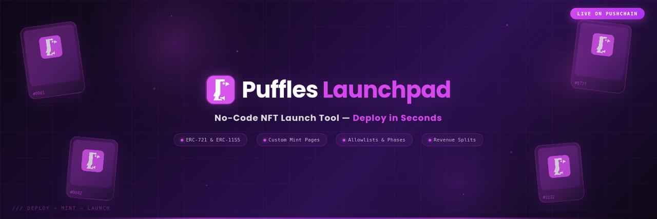 Puffles | #1 NFT Launchpad's banner