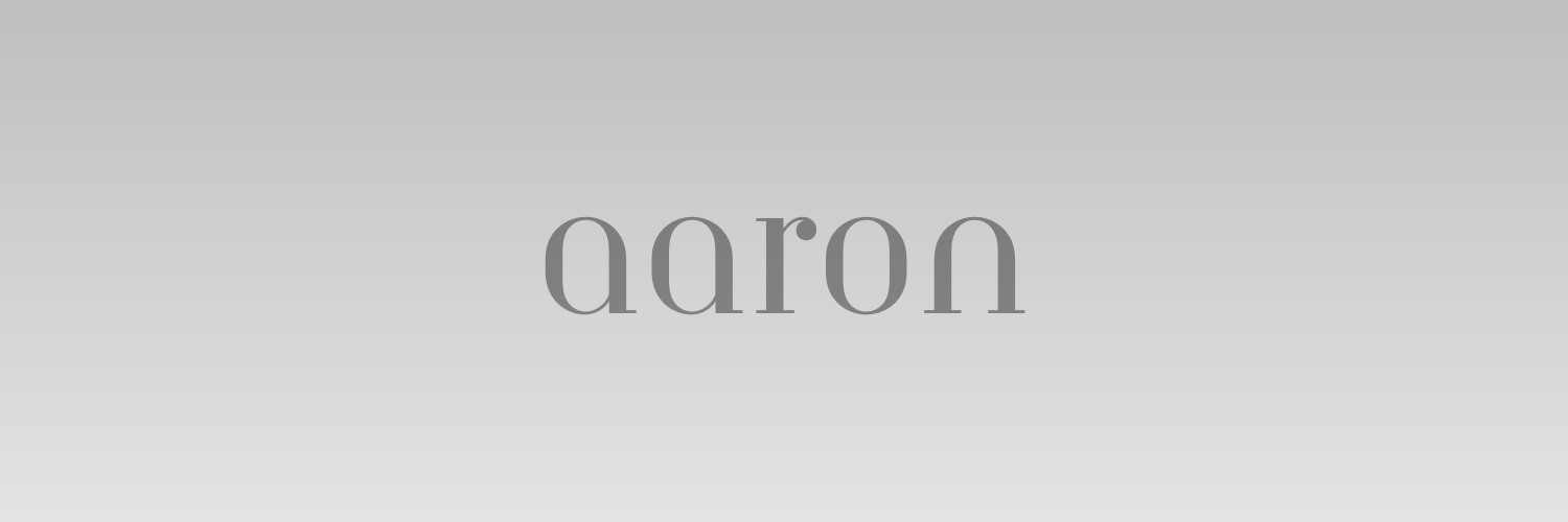 아론 (AARON)'s banner