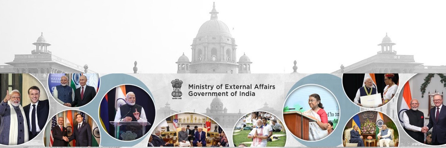 Indian Diplomacy's banner