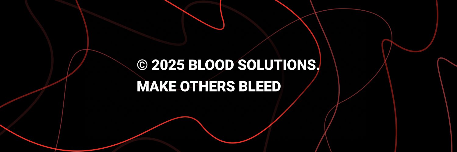 BLOOD SOLUTIONS's banner
