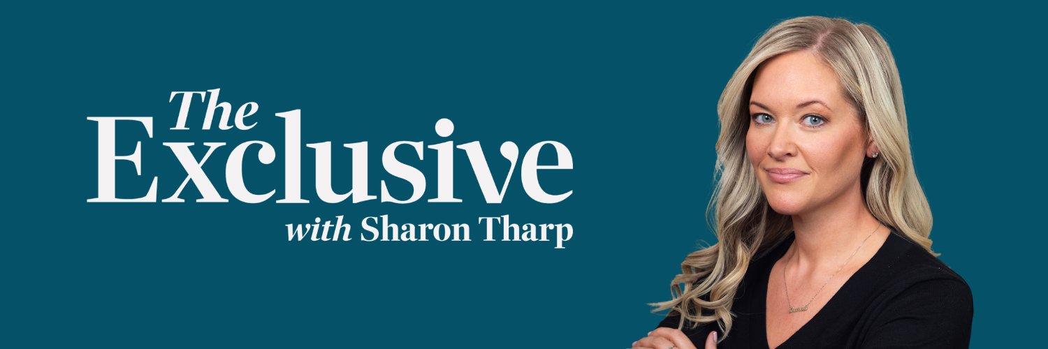 The Exclusive With Sharon Tharp's banner