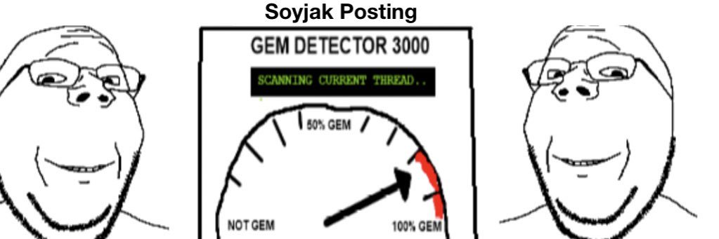 Soyjaks posting's banner