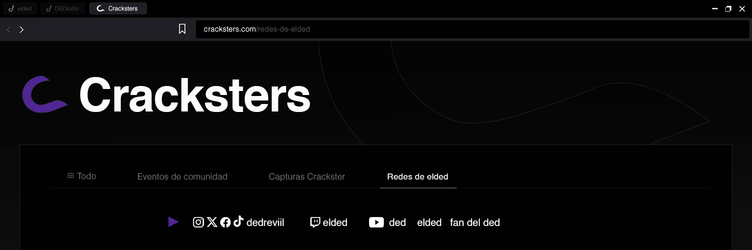 Cracksters ᦔ's banner