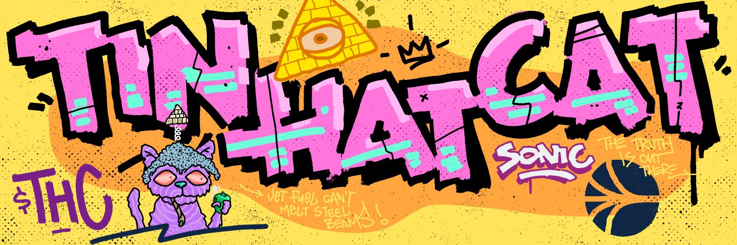 The Tin Hat Cat's banner