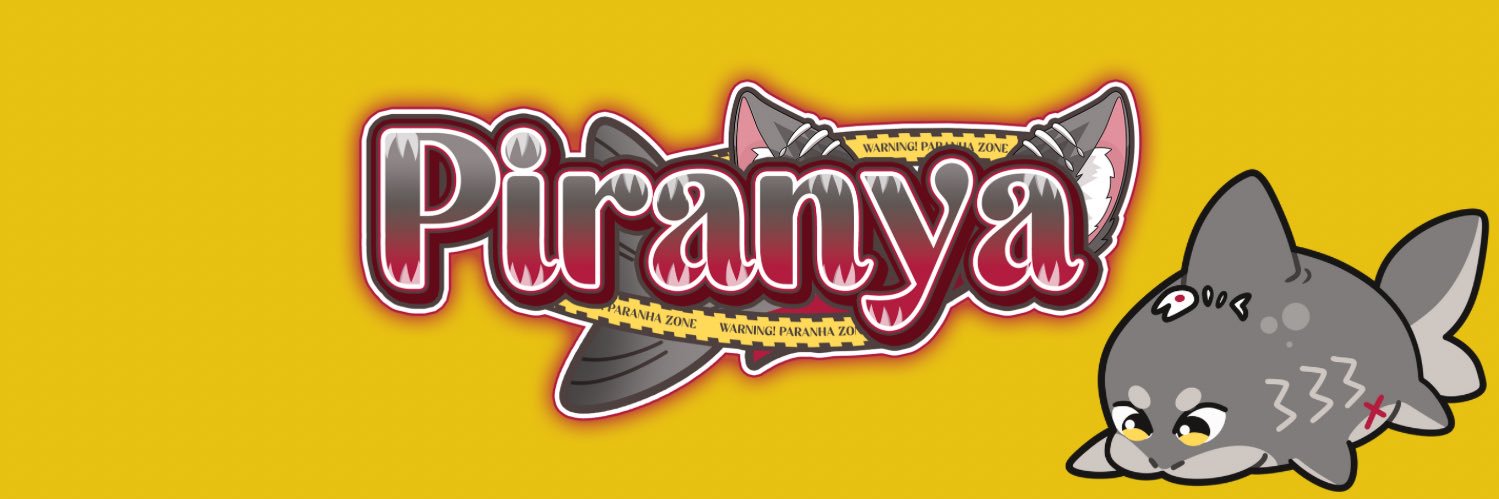 piranya | piranha cat vtuber's banner